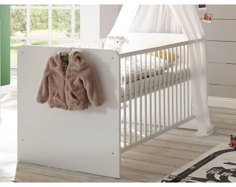 Baby postieľka pre deti Paula 70x140 cm, biela%
