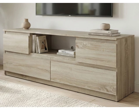 E-shop TV skrinka Carlos, dub sonoma, šírka 140 cm%