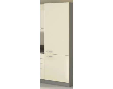 Vysoká kuchynská skriňa Karmen 60DK, 60 cm, šedá/krémová%
