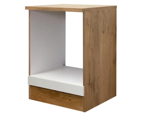 E-shop Kuchynská skrinka pre vstavanú rúru Avila, dub lancelot/krémová,60 cm%