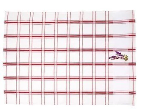 Kuchynská utierka Lawenda, červená%