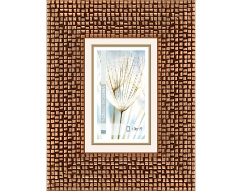 E-shop Fotorámik Glamour 10x15 cm, medený%