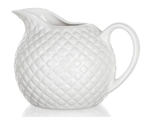 Mliečenka Diamond Line,biela s reliéfom%