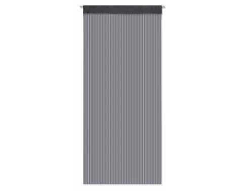 E-shop Šnúrkový záves/záclona Hammer 90x245 cm, čierna%
