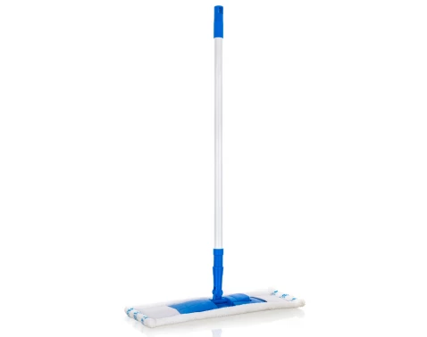 Podlahový mop Brilanz 68-120 cm, modro-biely%