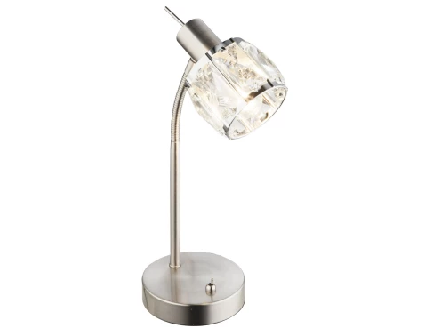 Stolová lampa Kris, sklenený krištáľ%