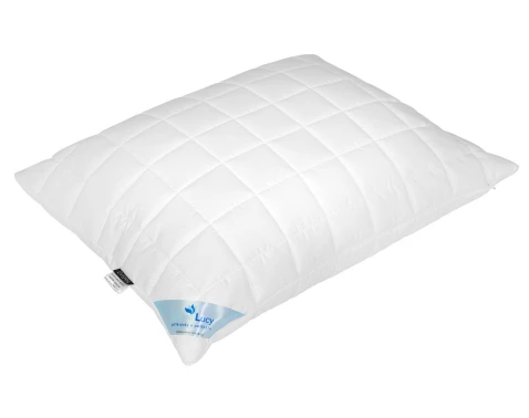 Vankúš Mona Lucy Silver 70x90 cm, so striebrom, prešívaný%