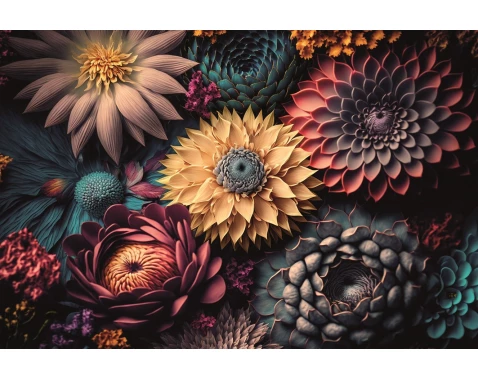 E-shop Obraz na plátne Zamatové kvety vintage, 90x60 cm%