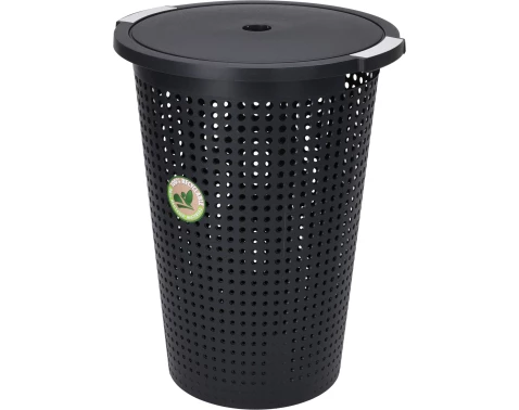 Kôš na prádlo 35 l, čierny%