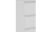 Komoda so 4 zásuvkami Carlos, biela, 75 cm