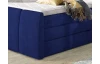 Posteľ boxspring Fresco 180x200 cm, modrá látka