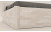 Posteľ s úložným priestorom Fava Box 180x200 cm, bielený buk