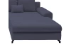 Rohová sedacia súprava Yoko, tmavo modrá látka