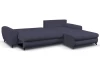 Rohová sedacia súprava Yoko, tmavo modrá látka