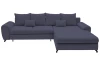 Rohová sedacia súprava Yoko, tmavo modrá látka