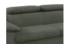 Rohová sedacia súprava Scala, olivovo zelená látka, pravý roh