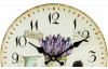 Nástenné hodiny Levanduľové zátišie 30 cm, vintage, MDF