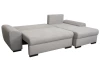 Rohová sedacia súprava Salsa, svetlo šedá tkanina
