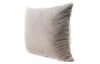 Dekoračný vankúš Laza 45x45 cm, taupe, imitácia králičej kožušiny
