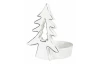 Vianočný svietnik Stromček, biely