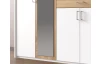 Paspartový rám k šatníkovej skrini Diver, biely