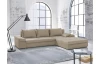 Rohová sedacia súprava Bono, svetlo hnedá látka