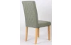 Jedálenská stolička s prešitím Kiki, rákosovo zelená látka