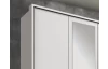 Paspartový rám k šatníkovej skrini Düsseldorf, 228 cm, biely