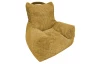 Detské kreslo Tobi Plus, žltá štruktúrovaná látka