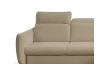 Rohová sedacia súprava Glow, svetlo hnedá látka, pravý roh