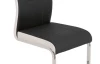 Jedálenská stolička Tabea, čierna ekokoža