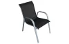 Záhradné kreslo Valencia, čierne