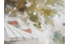 Ručne maľovaný obraz Romantika 150x50 cm, výrazná štruktúra