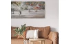 Ručne maľovaný obraz Romantika 150x50 cm, výrazná štruktúra