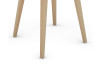 Okrúhly konferenčný/odkladací stolík Porto 50 cm, biely