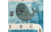 Detský koberec Ares 80x150 cm, morská abeceda