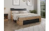 Posteľ s úložnými zásuvkami Asko 180x200 cm, dub artisan/antracit