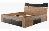 Posteľ s úložnými zásuvkami Asko 180x200 cm, dub artisan/antracit