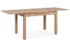 Rozkladací jedálenský stôl Longford 120x80 cm, dub sonoma