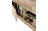 TV stolík s osvetlením Oakland 140 cm, dub montana