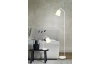 Stojacia lampa Buddy, biela