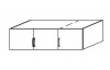 Skriňový nadstavec Case, 136 cm, dub stirling