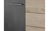 Komoda so zásuvkami Brüssel 120 cm, kamenný dub/šedá