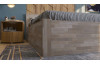 Posteľ s úložným priestorom Fava Box 180x200 cm, šedý buk