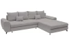 Rohová sedacia súprava Yoko, svetlo šedá látka