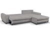 Rohová sedacia súprava Yoko, svetlo šedá látka