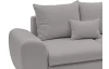 Rohová sedacia súprava Yoko, svetlo šedá látka