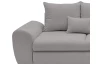 Rohová sedacia súprava Yoko, svetlo šedá látka