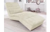 Relaxačné lehátko Yankee, béžová štruktúrovaná látka