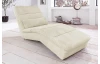 Relaxačné lehátko Yankee, béžová štruktúrovaná látka